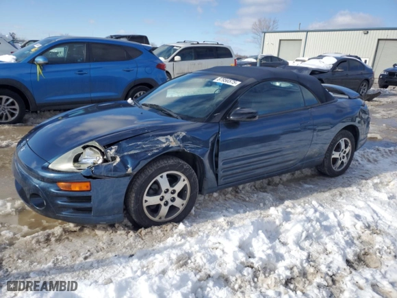 2004 Mitsubishi Eclipse GS with VIN 4A3AE45G74E111668, listed as a Copart auction lot 87956575 with 74,539 mi miles and Clean Title. Bid and sale history available at carsss.com. Image 1.