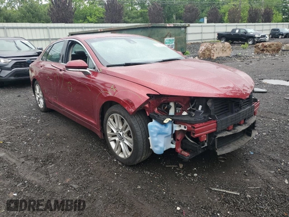 2014 Lincoln MKZ with VIN 3LN6L2JK7ER834055, listed as a Copart auction lot 58043045 with 56,010 mi miles and Salvage title. Bid and sale history available at DreamBid. Image 4.