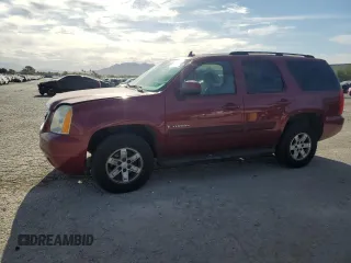 2007 GMC Yukon SLE z VIN 1GKFK13027J148214, wystawiony jako Copart lot #53573705 z przebiegiem Nie podano mil oraz Szkoda całkowita • Salvage title. Historia ofert i sprzedaży dostępna na DreamBid. Obrazek 1.