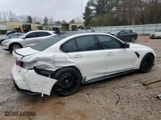 2021 BMW M3 Competition with VIN WBS33AY09MFL34036, listed as a Copart auction lot 39110933 with 6,299 mi miles. Bid and sale history available at carsss.com. Image 3.