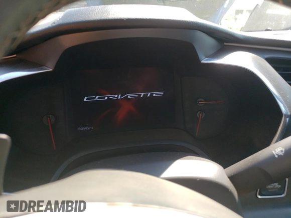 2015 Chevrolet Corvette 1LT with VIN 1G1YB2D77F5108510, listed as a Copart auction lot 68754404 with 80,445 mi miles and Salvage Title. Bid and sale history available at carsss.com. Image 9.