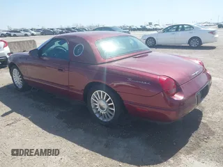 2004 Ford Thunderbird Deluxe with VIN 1FAHP60A34Y110452, listed as a IAAI auction lot 41847184 with 121,161 mi miles. Bid and sale history available at carsss.com. Image 3.