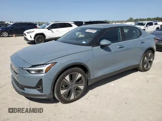 2024 Polestar 2 with VIN YSMFD3KA0RL211074, listed as a Copart auction lot 50263855 with 13,814 mi miles and Salvage Title. Bid and sale history available at carsss.com. Image 1.