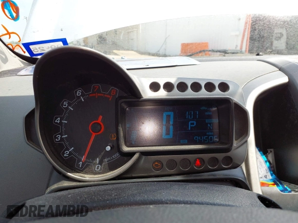 2014 Chevrolet Sonic LT with VIN 1G1JC5SH0E4210327, listed as a IAAI auction lot 42069313 with 94,506 mi miles and . Bid and sale history available at DreamBid. Image 7.