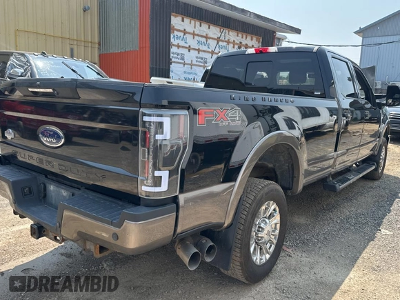 2019 Ford F-250 XL with VIN 1FT7W2BT9KEF43613, listed as a Copart auction lot 65194225 with 187,188 mi miles and Clean title. Bid and sale history available at DreamBid. Image 4.