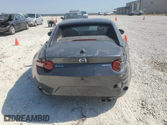 2023 Mazda MX-5 Miata Grand Touring z VIN JM1NDAM70P0550719, wystawiony jako Copart lot #75485484 z przebiegiem 21 110 mil mil oraz Szkoda całkowita • Salvage title. Historia ofert i sprzedaży dostępna na DreamBid. Obrazek 6.