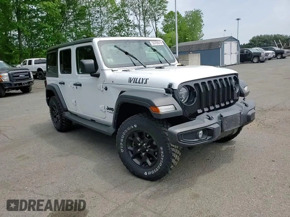 2021 Jeep Wrangler Unlimited Willys z VIN 1C4HJXDN3MW731183, wystawiony jako Copart lot #56769575 z przebiegiem 34 624 mil mil oraz Szkoda całkowita • Salvage title. Historia ofert i sprzedaży dostępna na DreamBid. Obrazek 13.