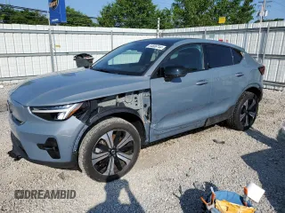 2023 Volvo C40 Recharge Pure Electric Plus with VIN YV4ED3GL7P2035836, listed as a Copart auction lot 54686744 with 535 mi miles and Salvage Title. Bid and sale history available at carsss.com. Image 1.