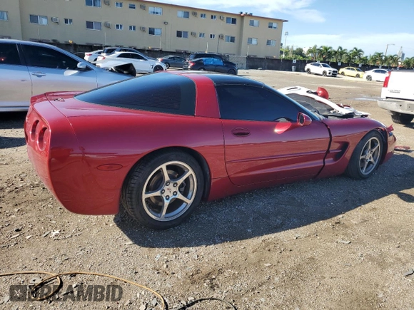 2004 Chevrolet Corvette with VIN 1G1YY22G645108691, listed as a Copart auction lot 67849443 with 0 mi miles and Salvage Title. Bid and sale history available at carsss.com. Image 3.