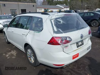 2017 Volkswagen Golf SportWagen S with VIN 3VWA17AUXHM500846, listed as a IAAI auction lot 41767974 with 91,077 mi miles. Bid and sale history available at carsss.com. Image 14.