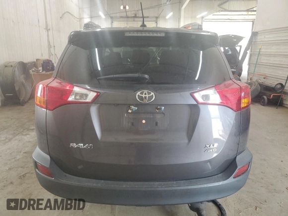 2014 Toyota RAV4 XLE with VIN 2T3RFREV0EW206100, listed as a Copart auction lot 53359865 with 0 mi miles and Salvage Title. Bid and sale history available at carsss.com. Image 6.