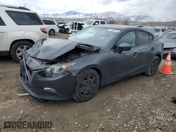 2014 Mazda Mazda3 i Sport with VIN JM1BM1U76E1198952, listed as a Copart auction lot 51755075 with 173,304 mi miles and Salvage Title. Bid and sale history available at carsss.com. Image 1.