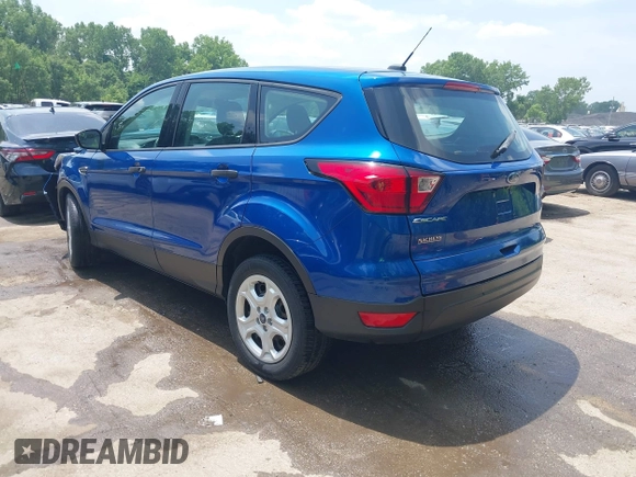 2019 Ford Escape S with VIN 1FMCU0F76KUB60154, listed as a IAAI auction lot 42508603 with 53,003 mi miles and . Bid and sale history available at DreamBid. Image 3.