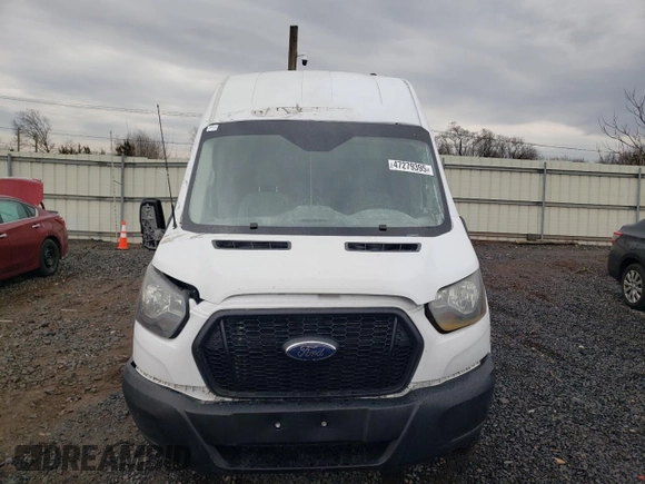 2019 Ford Transit with VIN 1FTYR3XMXKKA54383, listed as a Copart auction lot 47279395 with 95,604 mi miles and Salvage title. Bid and sale history available at DreamBid. Image 5.