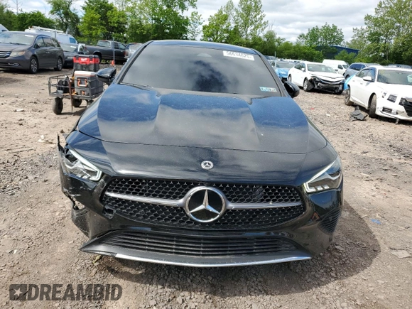 2024 Mercedes-Benz CLA 250 with VIN W1K5J4HB8RN478835, listed as a Copart auction lot 56634825 with 7,140 mi miles and Salvage title. Bid and sale history available at DreamBid. Image 5.