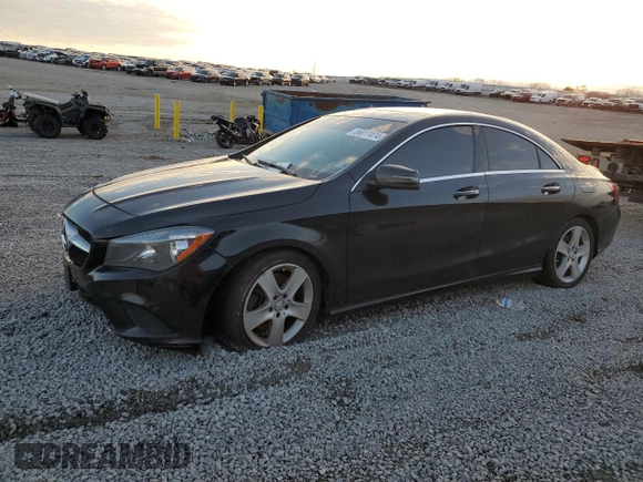 2016 Mercedes-Benz CLA with VIN WDDSJ4GB1GN387486, listed as a Copart auction lot 86817474 with 73,422 mi miles and Salvage Title. Bid and sale history available at carsss.com. Image 1.