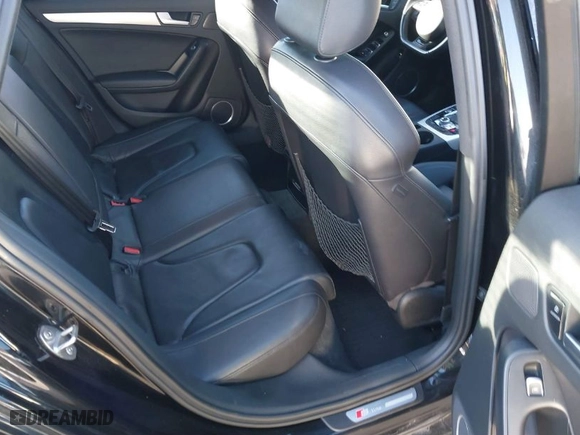 2015 Audi A4 Premium Plus with VIN WAUFFAFL2FN001028, listed as a IAAI auction lot 41266611 with 102,495 mi miles. Bid and sale history available at carsss.com. Image 8.