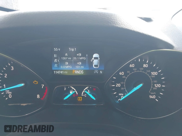 2019 Ford Escape SEL with VIN 1FMCU9HD1KUC04360, listed as a IAAI auction lot 42050815 with 114,741 mi miles. Bid and sale history available at carsss.com. Image 7.