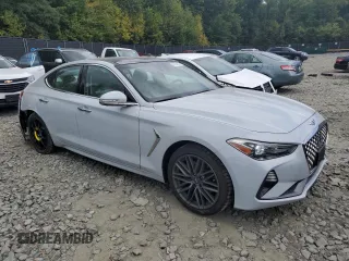 2019 Genesis G70 2.0T Advanced with VIN KMTG44LA5KU017338, listed as a Copart auction lot 68051814 with 58,375 mi miles and Salvage Title. Bid and sale history available at carsss.com. Image 4.