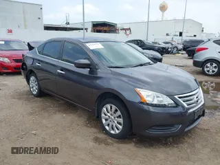 2015 Nissan Sentra S with VIN 3N1AB7AP3FY341896, listed as a IAAI auction lot 41920430 with 96,220 mi miles. Bid and sale history available at carsss.com. Image 1.