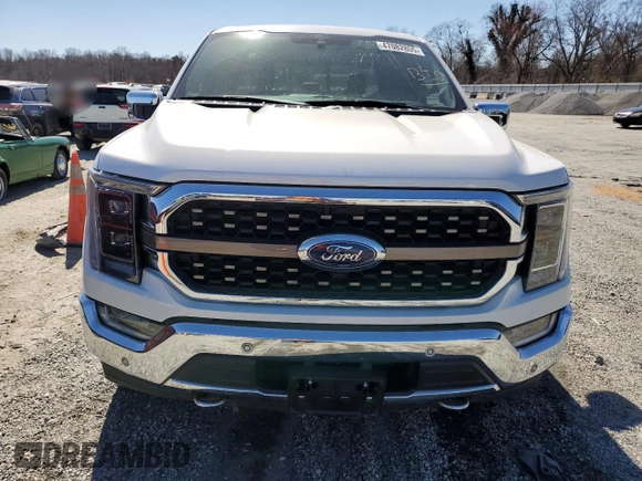 2022 Ford F-150 XL with VIN 1FTFW1ED8NFA41264, listed as a Copart auction lot 47082855 with 21,784 mi miles and Salvage Title. Bid and sale history available at carsss.com. Image 5.