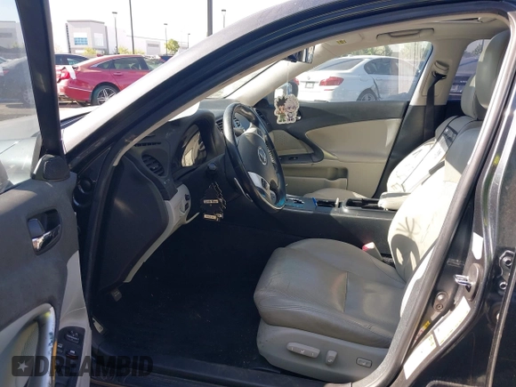 2008 Lexus IS 350 with VIN JTHBE262682015664, listed as a IAAI auction lot 42690798 with 156,643 mi miles and . Bid and sale history available at DreamBid. Image 5.