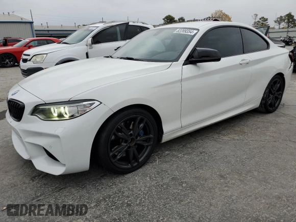 2017 BMW 2 Series M240i xDrive with VIN WBA2G3C39H7A25249, listed as a Copart auction lot 82289354 with 85,537 mi miles and Salvage Title. Bid and sale history available at carsss.com. Image 1.