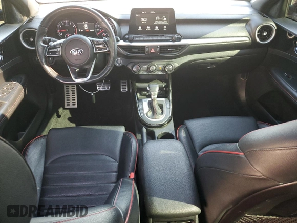 2021 Kia Forte GT with VIN 3KPF44AC2ME276868, listed as a Copart auction lot 48472135 with 73,697 mi miles and Salvage Title. Bid and sale history available at carsss.com. Image 8.