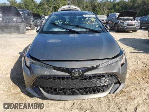 2020 Toyota Corolla Hatchback SE with VIN JTND4RBE0L3094866, listed as a Copart auction lot 73924134 with 0 mi miles and Non Repairable. Bid and sale history available at carsss.com. Image 5.