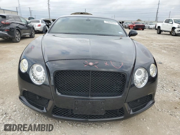 2014 Bentley Continental GT with VIN SCBFT7ZA2EC088631, listed as a Copart auction lot 77829624 with 40,198 mi miles and Salvage Title. Bid and sale history available at DreamBid. Image 5.
