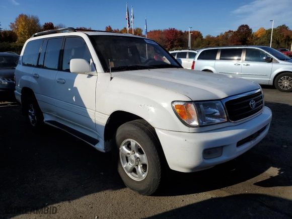 2001 Toyota Land Cruiser with VIN JTEHT05JX12015568, listed as a Copart auction lot 74849794 with 345,303 mi miles and Clean Title. Bid and sale history available at carsss.com. Image 4.