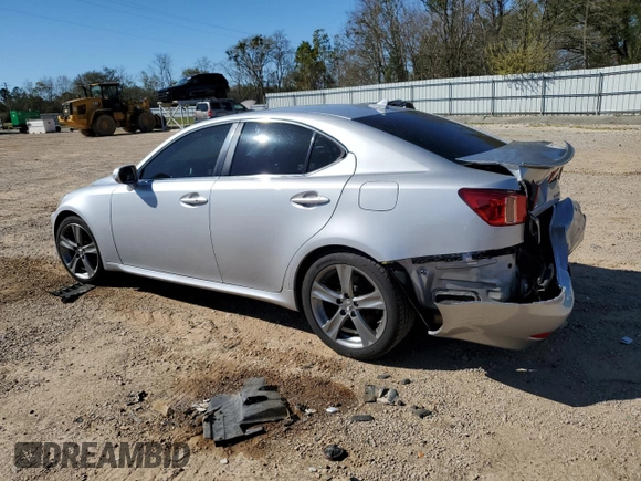 2011 Lexus IS 250 with VIN JTHBF5C22B2100513, listed as a Copart auction lot 49223335 with 224,006 mi miles and Salvage Title. Bid and sale history available at DreamBid. Image 2.