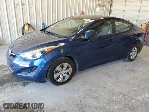 2016 Hyundai Elantra SE with VIN 5NPDH4AE9GH752076, listed as a Copart auction lot 53437545 with 117,971 mi miles and Clean Title. Bid and sale history available at DreamBid. Image 1.