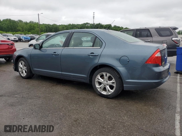 2012 Ford Fusion SE with VIN 3FAHP0HA0CR395948, listed as a Copart auction lot 55568195 with 169,770 mi miles and Salvage title. Bid and sale history available at DreamBid. Image 2.