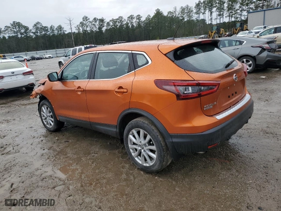2022 Nissan Rogue Sport S with VIN JN1BJ1AV2NW345088, listed as a Copart auction lot 89160745 with 0 mi miles and Salvage Title. Bid and sale history available at carsss.com. Image 2.