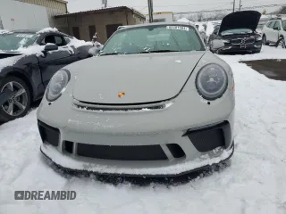 2018 Porsche 911 GT3 with VIN WP0AC2A92JS176459, listed as a Copart auction lot 82401584 with Not Provided miles and Salvage Title. Bid and sale history available at DreamBid. Image 5.