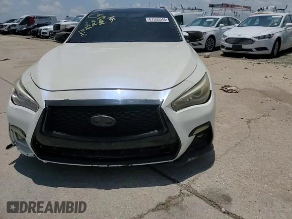 2014 Infiniti Q50 with VIN JN1BV7AP9EM683494, listed as a Copart auction lot 61565545 with Not provided miles and Salvage title. Bid and sale history available at DreamBid. Image 14.