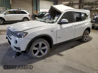 2017 BMW X3 sDrive28i with VIN 5UXWZ7C59H0U44990, listed as a Copart auction lot 84720724 with 0 mi miles and Salvage Title. Bid and sale history available at carsss.com. Image 1.