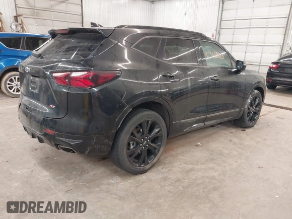 2022 Chevrolet Blazer RS with VIN 3GNKBKRS8NS175932, listed as a IAAI auction lot 42316803 with 46,960 mi miles and . Bid and sale history available at DreamBid. Image 4.