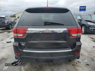 2013 Jeep Grand Cherokee Overland with VIN 1C4RJFCG7DC571280, listed as a Copart auction lot 47250365 with 53,907 mi miles and Salvage Title. Bid and sale history available at carsss.com. Image 6.