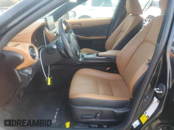 2022 Lexus IS with VIN JTHAA1D28N5118132, listed as a Copart auction lot 85524764 with 11,291 mi miles and Salvage Title. Bid and sale history available at carsss.com. Image 7.