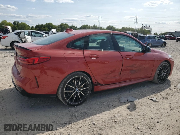 2020 BMW 2 Series M235i xDrive with VIN WBA13AL04L7F94651, listed as a Copart auction lot 67935044 with 30,821 mi miles and Salvage Title. Bid and sale history available at carsss.com. Image 3.
