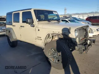 2018 Jeep Wrangler JK Unlimited Sport S with VIN 1C4BJWDG9JL870345, listed as a Copart auction lot 68056124 with 111,377 mi miles and Salvage Title. Bid and sale history available at carsss.com. Image 4.