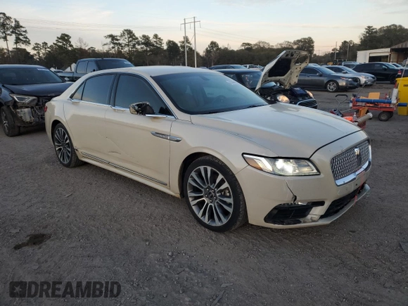 2018 Lincoln Continental Select with VIN 1LN6L9SK9J5610435, listed as a Copart auction lot 41444485 with 43,833 mi miles and Salvage Title. Bid and sale history available at carsss.com. Image 4.