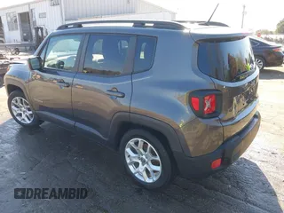2017 Jeep Renegade Latitude with VIN ZACCJABB3HPF84074, listed as a IAAI auction lot 41867396 with 65,323 mi miles. Bid and sale history available at carsss.com. Image 3.