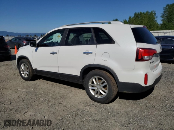 2015 Kia Sorento LX with VIN 5XYKTDA77FG605316, listed as a Copart auction lot 55351165 with 117,514 mi miles and Clean Title. Bid and sale history available at carsss.com. Image 2.