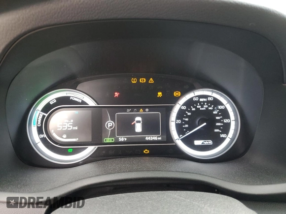 2019 Kia Niro LX with VIN KNDCB3LC0K5341113, listed as a Copart auction lot 54240865 with 44,346 mi miles and Salvage Title. Bid and sale history available at carsss.com. Image 9.