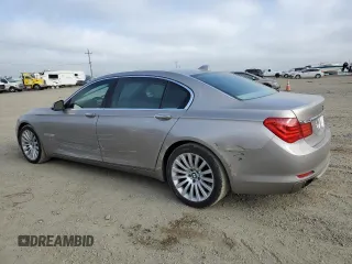 2009 BMW 7 Series 750Li with VIN WBAKB83519CY57123, listed as a Copart auction lot 53983255 with 155,802 mi miles and Salvage Title. Bid and sale history available at carsss.com. Image 2.