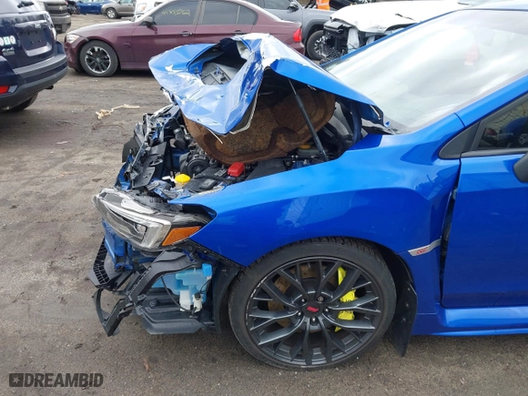 2018 Subaru WRX STI with VIN JF1VA2M67J9835223, listed as a IAAI auction lot 41797791 with 69,811 mi miles. Bid and sale history available at carsss.com. Image 18.