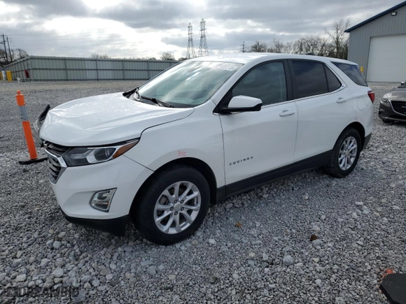 2021 Chevrolet Equinox LT with VIN 3GNAXUEV5MS161624, listed as a Copart auction lot 52389215 with 54,330 mi miles and Salvage Title. Bid and sale history available at carsss.com. Image 1.
